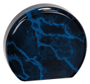 Blue 3 1/2" Marble Acrylic Circle
