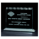 9 1/2" x 7 1/4" Tidal Series Jade Acrylic Award