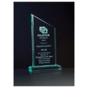 4 3/4" x 7 3/4" Zenith Series Jade Acrylic Award
