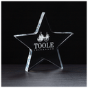 5" x 4 3/4" Star Acrylic Paperweight