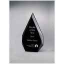 5 1/4" x 8 7/8" Flame Series Clear Freestanding Acrylic with Black Silk Screened Back