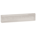 Clear 10" x 2" Acrylic Desk Wedge
