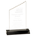 Medium Clear Acrylic Iceberg with Black Acrylic Base