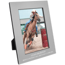 Gray 4" x 6" Aluminum Photo Frame
