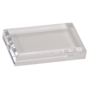 Clear 4" x 2 1/2" Acrylic Paperweight