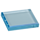 Blue 4 1/2" x 3 1/2" Acrylic Paperweight