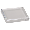 Clear 4 1/2" x 3 1/2" Acrylic Paperweight