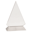 Clear Large Triangle Acrylic with Base