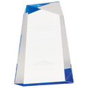 Blue 7" Facet Wedge Acrylic
