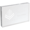 4" X 6" Clear Rectangle Square Cut Acrylic