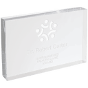 5" X 7" Clear Rectangle Square Cut Acrylic
