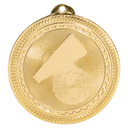 Bright Gold 2" Cheer Laserable BriteLazer Medal