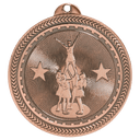 Antique Bronze 2" Competitive Cheer Laserable BriteLazer Medal