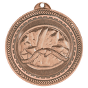 Antique Bronze 2" Martial Arts Laserable BriteLazer Medal
