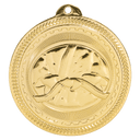 Bright Gold 2" Martial Arts Laserable BriteLazer Medal