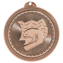 Antique Bronze 2" Racing Laserable BriteLazer Medal