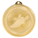 Bright Gold 2" Track Laserable BriteLazer Medal