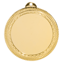 Bright Gold 2 3/4" 2" Insert Holder Laserable BriteLazer Medal