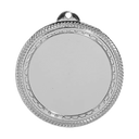 Bright Silver 2 3/4" 2" Insert Holder Laserable BriteLazer Medal