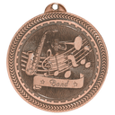 Antique Bronze 2" Band Laserable BriteLazer Medal