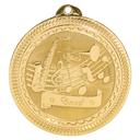 Bright Gold 2" Band Laserable BriteLazer Medal
