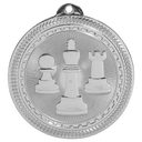 Bright Silver 2" Chess Laserable BriteLazer Medal