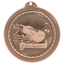 Antique Bronze 2" Orchestra Laserable BriteLazer Medal