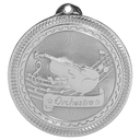 Bright Silver 2" Orchestra Laserable BriteLazer Medal