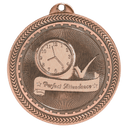 Antique Bronze 2" Perfect Attendance Laserable BriteLazer Medal