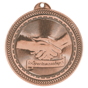 Antique Bronze 2" Sportsmanship Laserable BriteLazer Medal