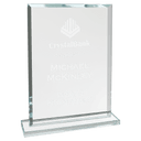 8 1/2" Rectangle Clear Glass Award