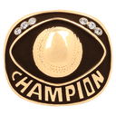 Gold Baseball/Softball Champion Ring Insert