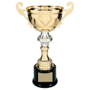 Gold 13" Completed Metal Cup Trophy on Plastic Base