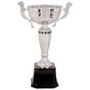 Silver 2 13" Completed Metal Cup Trophy on Plastic Base