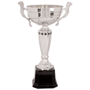 Silver 3 14 1/2" Completed Metal Cup Trophy on Plastic Base