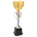 16" Silver/Gold Completed Metal Cup Trophy