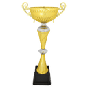 16 3/4" Gold/Silver Completed Metal Cup Trophy