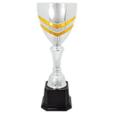 17" Completed Metal Cup Trophy on Plastic Base