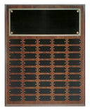 16" x 20" Cherry Finish Completed Perpetual Plaque with 45 Plates