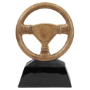 10" Antique Gold Steering Wheel Resin with 2" Insert Area