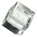 2 1/2" x 2 1/2" Crystal Cube