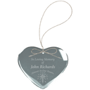 2 1/2" Crystal Heart Ornament