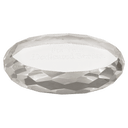4" x 2 3/4" Clear Oval Crystal Paperweight