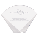8" x 6" Crystal Facet Fan