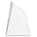 6 1/2" x 8 3/4" Crystal Facet Wedge