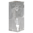 7" Crystal Triangle Front Pillar