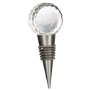4" Crystal Golf Ball Wine Stopper