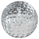 2 3/8" Crystal Golf Ball Paperweight