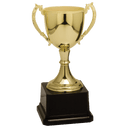 Gold 8 3/4" Completed Zinc Cup Trophy