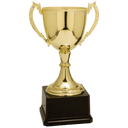 Gold 12 3/4" Completed Zinc Cup Trophy